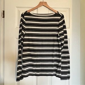 GAP Striped Modern Tee NWOT LARGE